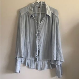 Free people long sleeve blouse